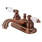 Kingston Brass KB606PL Restoration 4" Centerset Bathroom Faucet, Antique Copper KB606PL - alternate 1